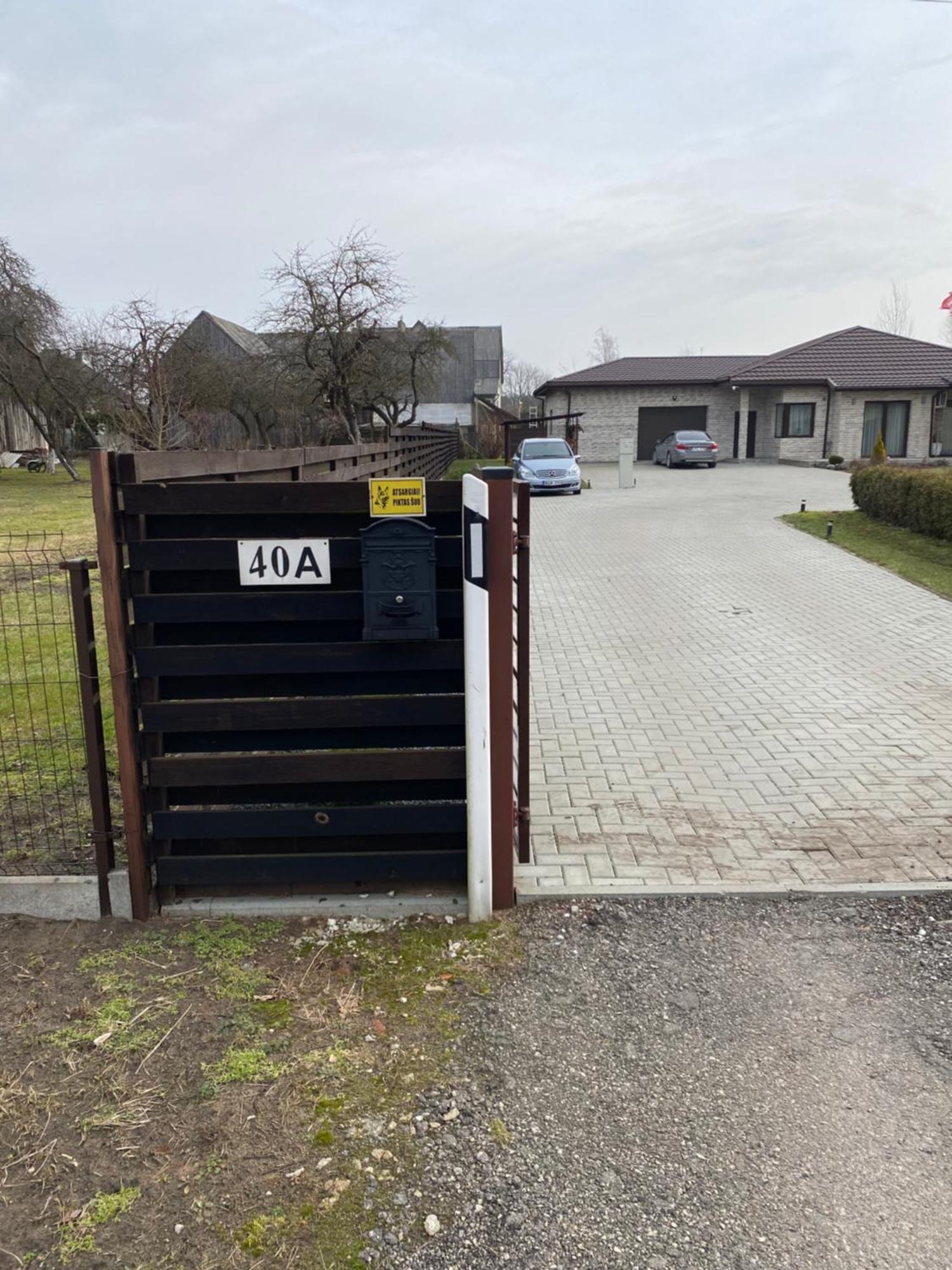 Privatus Namas Appartement Šilutė Buitenkant foto